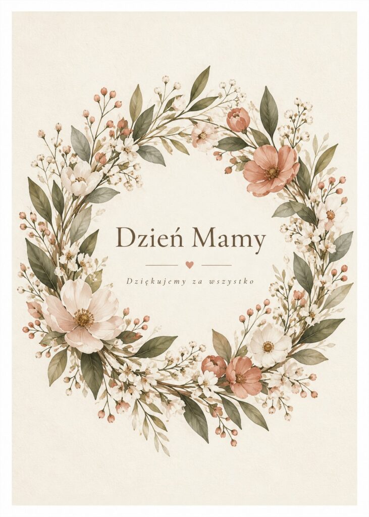 Botaniczny wianek dla Mamy