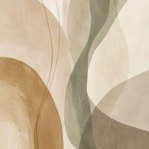 Dotyk natury – plakat abstrakcyjny Minnla