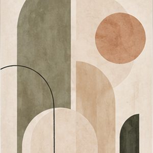 Harmonia form – plakat abstrakcyjny Minnla
