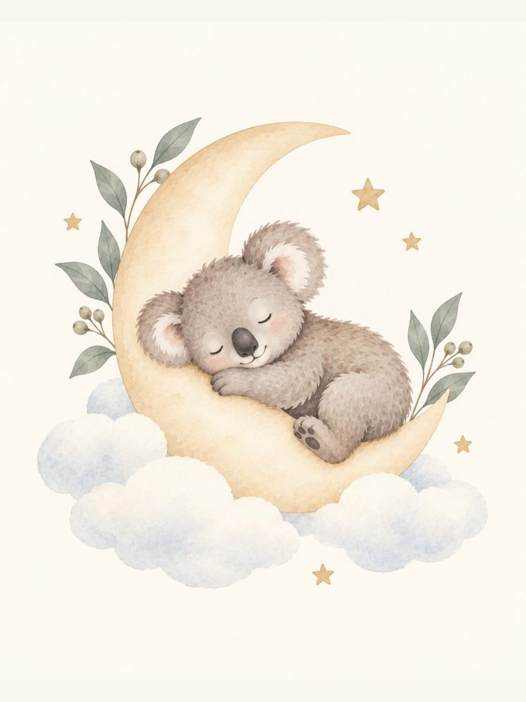 Koala na księżycu