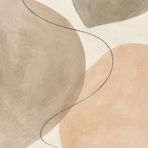 Linia spokoju – plakat abstrakcyjny Minnla