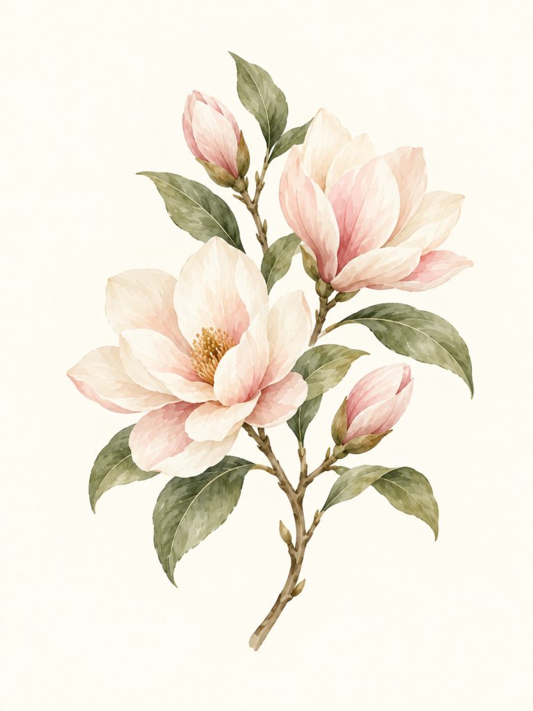 Magnolia w rozkwicie
