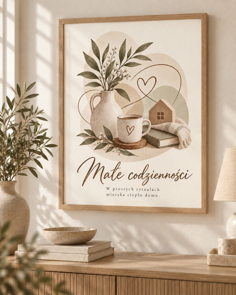 Małe codzienności — wizualizacja we wnętrzu