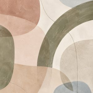 Organiczny balans – plakat abstrakcyjny Minnla
