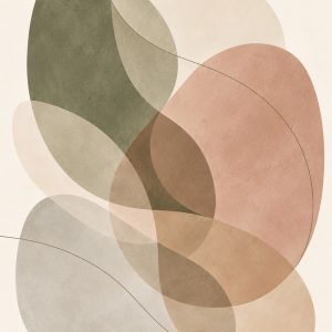 Przenikanie — plakat abstrakcyjny MINNLA