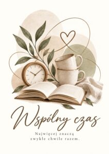 Wspólny czas przy filiżance – plakat